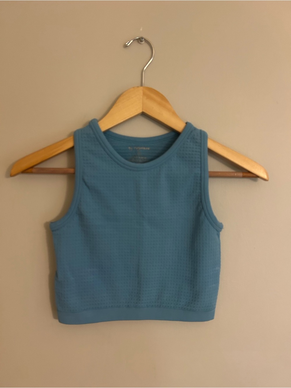 By Together Teal Cropped Tank Top